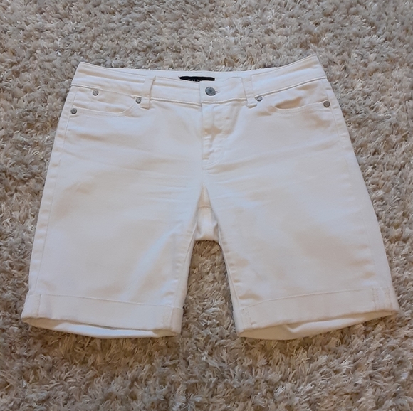 Talbots Shorts Talbots Boyfriend Denim White Shorts Poshmark
